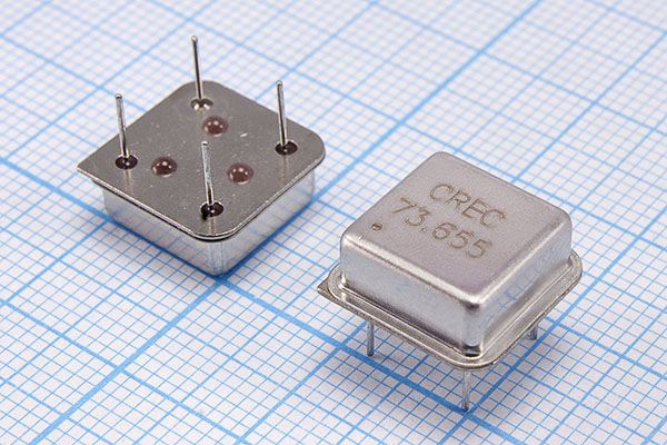 Кварцевый генератор 73,655 МГц - 73655 HALF CM 5В ODB CREC