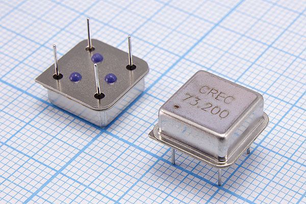 Кварцевый генератор 73,2 МГц - 73200 HALF CM 5В ODB CREC
