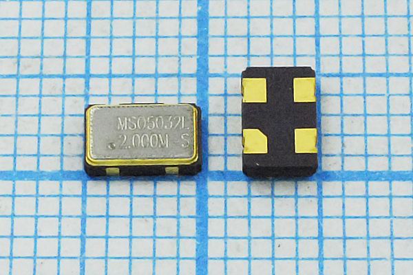 Кварцевый генератор 2 МГц - 2000 SMD05032C4 T/CM 3,3В MSO5032L MEC