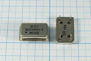 Кварцевый генератор 24,576 МГц - 24576 FULL T/CM 3,3В MO-16B-S MEC