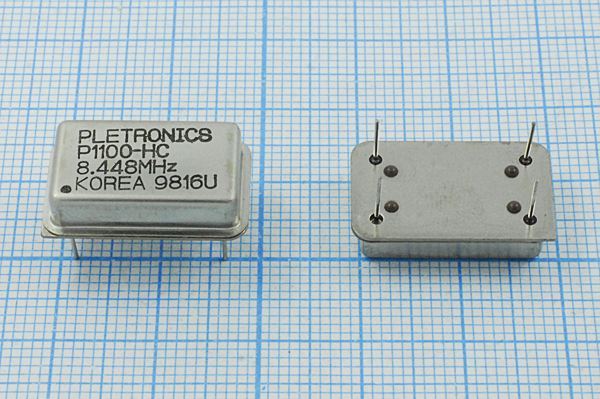 Кварцевый генератор 8,448 МГц - 8448 FULL CM 5В P1100-HC PLE