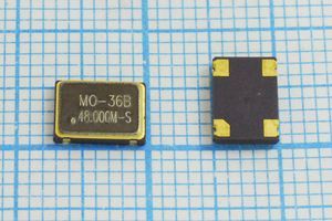 Кварцевый генератор 48 МГц - 48000 SMD07050C4 T/CM 3,3В MO-36B-S