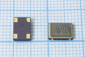 Кварцевый генератор 45 МГц - 45000 SMD07050C4 T/CM 3,3В ACT9200 ACT
