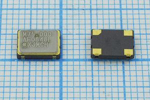 Кварцевый генератор 75 МГц - 75000 SMD07050C4 T/CM 3,3В MIH305027AH MPC