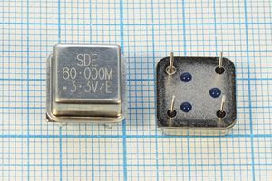 Кварцевый генератор 80 МГц - 80000 HALF T/CM 3,3В OSC8 SDE Кварцевый генератор 80 МГц - 80000 HALF T/CM 3,3В OSC8 SDE