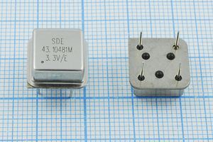 Кварцевый генератор 43,10481 МГц - 43104,81 HALF T/CM 3,3В OSC8 SDE Кварцевый генератор 43,10481 МГц - 43104,81 HALF T/CM 3,3В OSC8 SDE