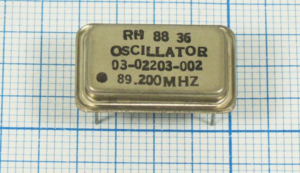 Кварцевый генератор 89,2 МГц - 89200 FULL T/CM 5В (RH)