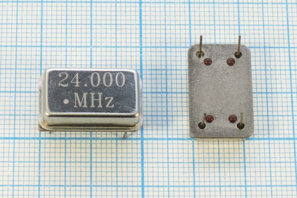 Кварцевый генератор 24 МГц - 24000 FULL T/CM 5В (24.000 MHz)