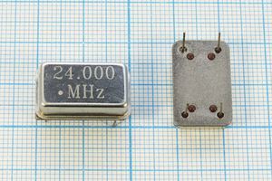 Кварцевый генератор 24 МГц - 24000 FULL T/CM 5В (24.000 MHz)
