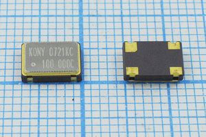 Кварцевый генератор 100 МГц - 100000 SMD07050C4 CM 5В M575 KONY Кварцевый генератор 100 МГц - 100000 SMD07050C4 CM 5В M575 KONY