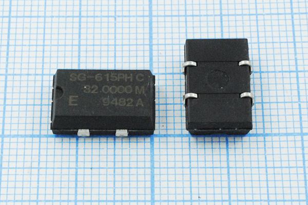 Кварцевый генератор 32 МГц - 32000 SMD14098P4 CM 5В SG-615PH-C