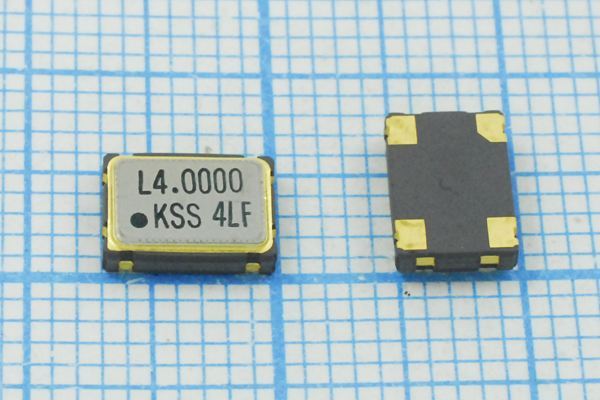 Кварцевый генератор 4 МГц - 4000 SMD07050C4 T/CM 3,3В FXO-34FL KSS