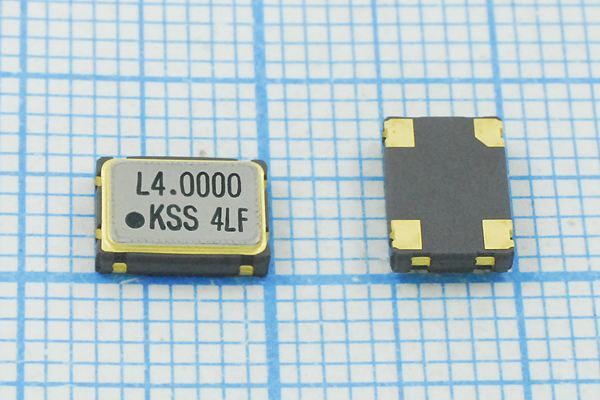 Кварцевый генератор 4 МГц - 4000 SMD07050C4 T/CM 3,3В FXO-31FL KSS
