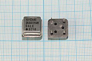 Кварцевый генератор 20,643354 МГц - 20643,354 HALF T/CM 5В XO-52AAE