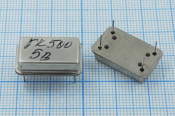 Кварцевый генератор 500 КГц - FULL TTL 5В XO-43B DALE бм