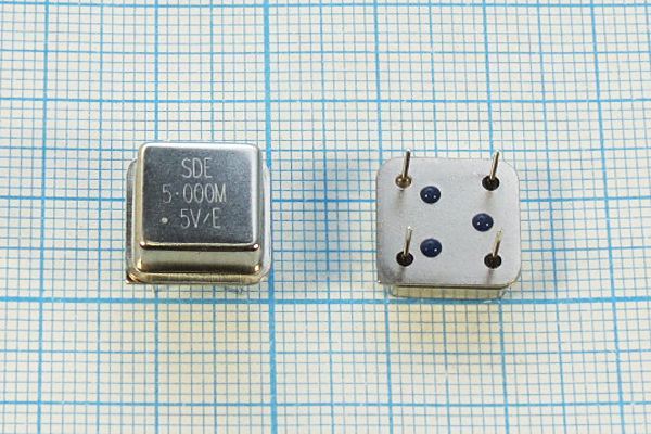 Кварцевый генератор 5 МГц - 5000 HALF T/CM 5В OSC8 SDE