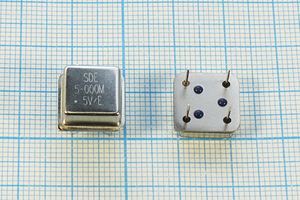 Кварцевый генератор 5 МГц - 5000 HALF T/CM 5В OSC8 SDE Кварцевый генератор 5 МГц - 5000 HALF T/CM 5В OSC8 SDE