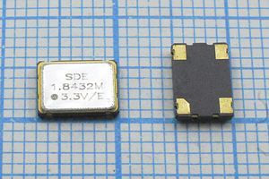 Кварцевый генератор 1,8432 МГц - 1843,2 SMD07050C4 T/CM 3,3В SOC7 SDE Кварцевый генератор 1,8432 МГц - 1843,2 SMD07050C4 T/CM 3,3В SOC7 SDE