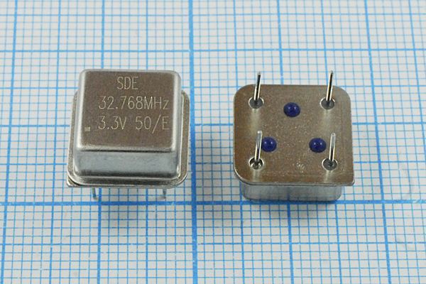 Кварцевый генератор 32,768 МГц - 32768 HALF T/CM 3,3В OSC8 SDE