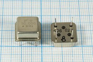 Кварцевый генератор 30 МГц - 30000 HALF T/CM 3,3В FXO-H FT