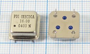 Кварцевый генератор 16 МГц - 16000 HALF-SMD T/CM 5В O08T16000XHCDGA PDI Кварцевый генератор 16 МГц - 16000 HALF-SMD T/CM 5В O08T16000XHCDGA PDI