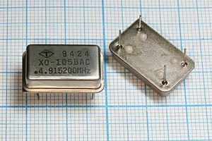 Кварцевый генератор 4,9152 МГц - 4915,2 FULL TTL 5В XO-105BAC