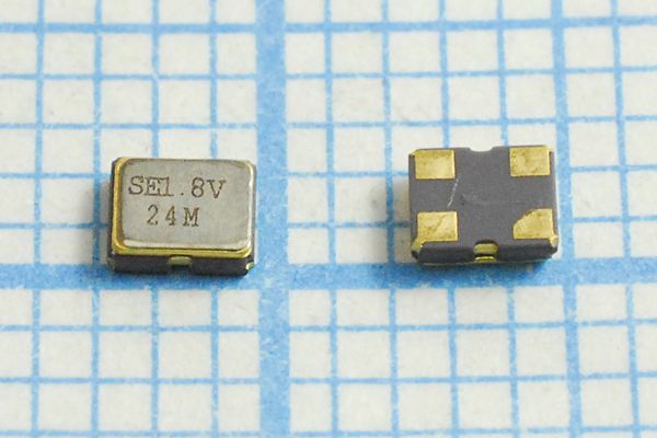 Кварцевый генератор 24 МГц - 24000 SMD02520C4 CM 1,8В SOC2520 SDE