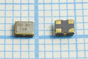 Кварцевый генератор 24 МГц - 24000 SMD02520C4 CM 1,8В SOC2520 SDE Кварцевый генератор 24 МГц - 24000 SMD02520C4 CM 1,8В SOC2520 SDE
