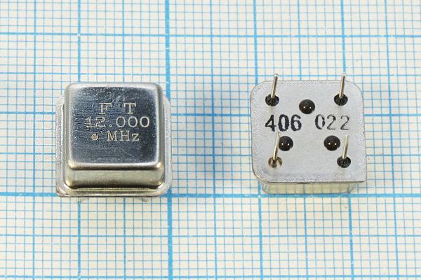 Кварцевый генератор 12 МГц - 12000 HALF T/CM 3,3В FXO-H FT