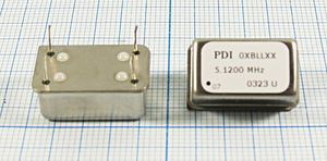 Кварцевый генератор 5,12 МГц - 5120 TCXO 21x13x9 TTL 5В TC2405120XBLLXX PDI Кварцевый генератор 5,12 МГц - 5120 TCXO 21x13x9 TTL 5В TC2405120XBLLXX PDI