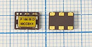 Кварцевый генератор 166 МГц - 166000 SMD07050C6 T/CM 3,3В LV07C16600CCBXX