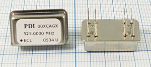 Кварцевый генератор 525 МГц - 525000 FULL-8P PECL 3,3В O14SC52500ECAXX PDI Кварцевый генератор 525 МГц - 525000 FULL-8P PECL 3,3В O14SC52500ECAXX PDI