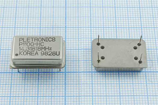 Кварцевый генератор 14,31818 МГц - 14318,18 FULL CM 5В P1100-HC