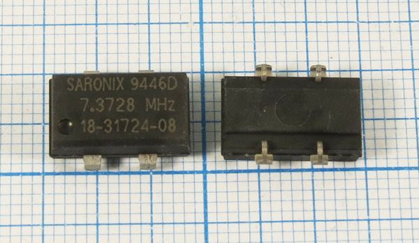 Кварцевый генератор 7,3728 МГц - 7372,8 SMD14098P4 T/CM 5В 18-31724-08 SARONIX