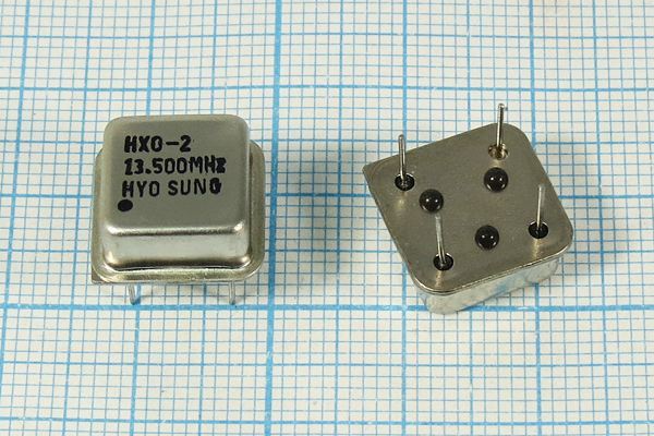 Кварцевый генератор 13,5 МГц - 13500 HALF T/CM 5В HXO-2 HYO SUNG