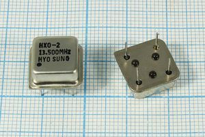 Кварцевый генератор 13,5 МГц - 13500 HALF T/CM 5В HXO-2 HYO SUNG