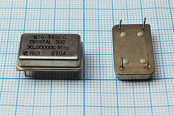 Кварцевый генератор 30 МГц - 30000 FULL CM 5В NTO-761C NKD