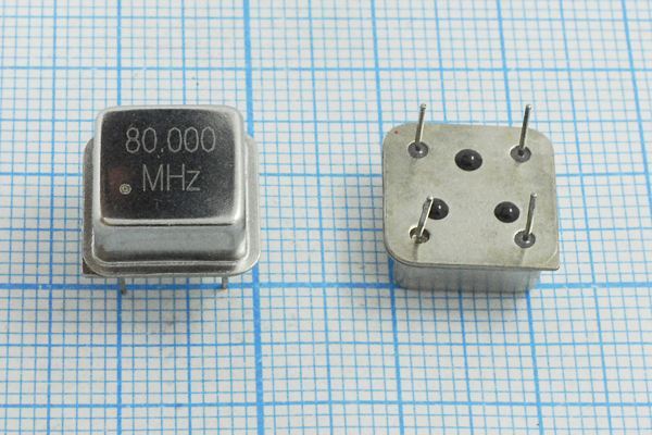 Кварцевый генератор 80 МГц - 80000 HALF T/CM 5В OSC8 STE
