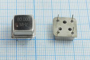 Кварцевый генератор 80 МГц - 80000 HALF T/CM 5В OSC8 STE