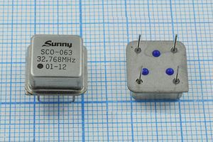 Кварцевый генератор 32,768 МГц - 32768 HALF T/CM 3,3В SCO-063 SUNNY Кварцевый генератор 32,768 МГц - 32768 HALF T/CM 3,3В SCO-063 SUNNY