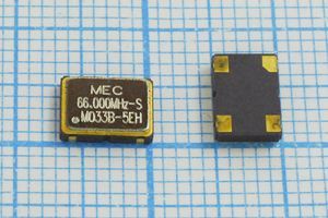 Кварцевый генератор 66 МГц - 66000 SMD07050C4 T/CM 5В MO-33B-S MEC Кварцевый генератор 66 МГц - 66000 SMD07050C4 T/CM 5В MO-33B-S MEC