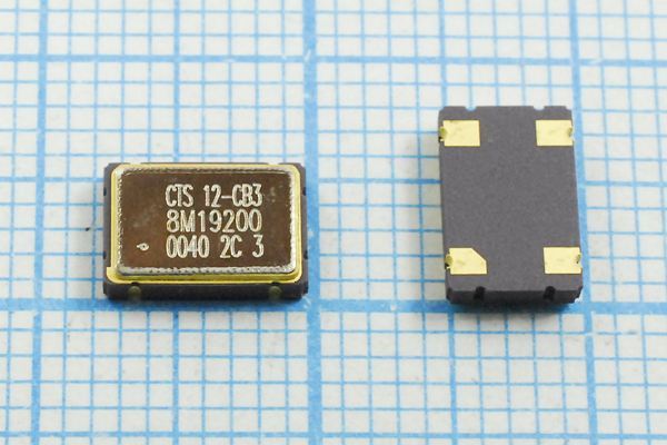 Кварцевый генератор 8,192 МГц - 8192 SMD07050C4 T/CM 3,3В CB3LV-2C CTS