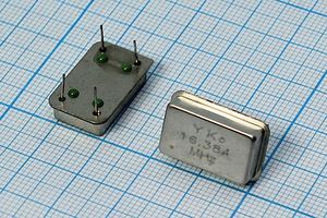 Кварцевый генератор 16,384 МГц - 16384 FULL T/CM 5В YKo