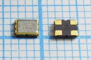 Кварцевый генератор 4 МГц - 4000 SMD03225C4 T/CM 3,3В SOC3 SDE Кварцевый генератор 4 МГц - 4000 SMD03225C4 T/CM 3,3В SOC3 SDE