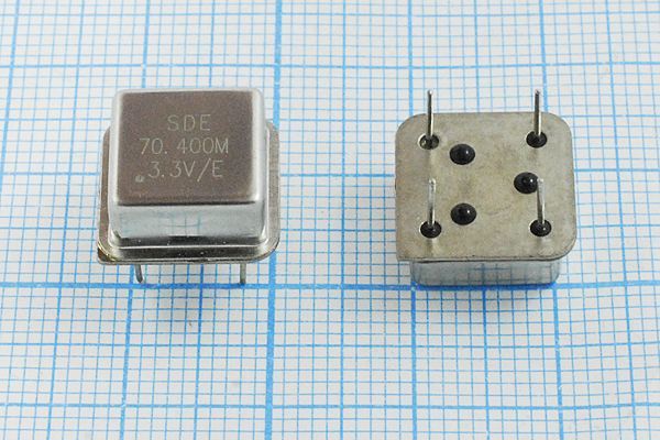 Кварцевый генератор 70,4 МГц - 70400 HALF T/CM 3,3В OSC8 SDE