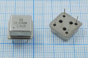Кварцевый генератор 22,5792 МГц - 22579,2 HALF T/CM 3,3В OSC8 SDE Кварцевый генератор 22,5792 МГц - 22579,2 HALF T/CM 3,3В OSC8 SDE