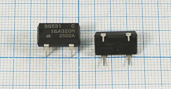 Кварцевый генератор 18,432 МГц - 18432 HALF T/CM 5В SG-531-C