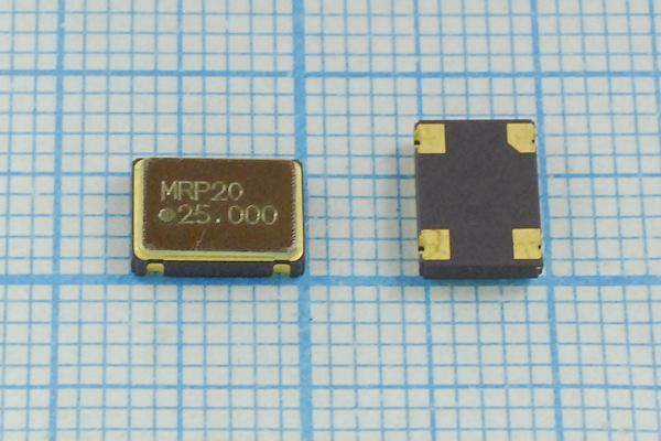 Кварцевый генератор 25 МГц - 25000 SMD07050C4 T/CM 5В (MRP20)