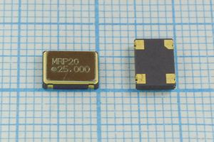 Кварцевый генератор 25 МГц - 25000 SMD07050C4 T/CM 5В (MRP20)