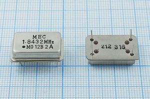 Кварцевый генератор 1,8432 МГц - 1843,2 FULL T/CM 5В MO-12B MEC